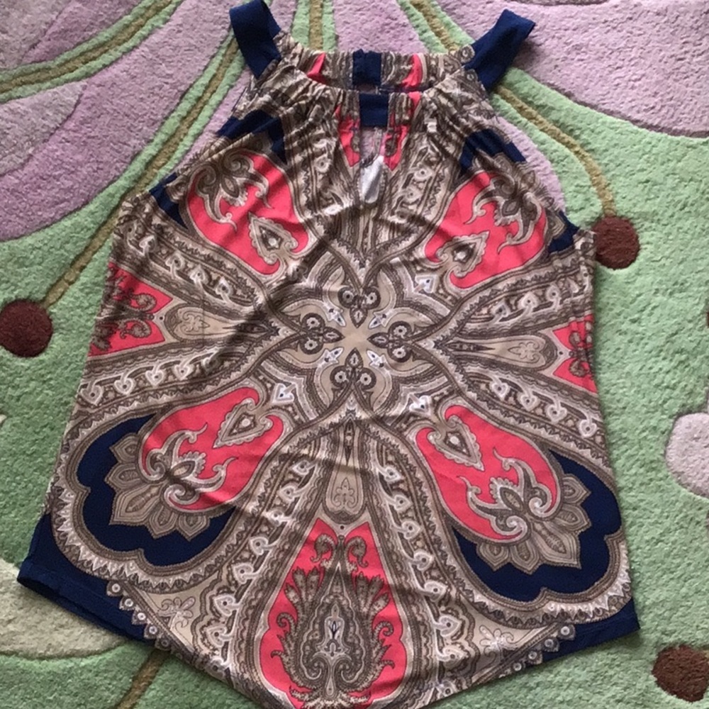 INC international concepts bandanna print top